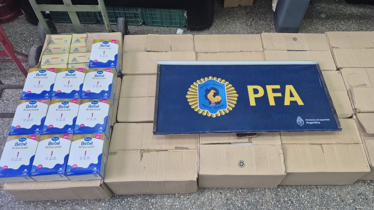 Cinco detenidos por distribución y venta de leche en polvo adulterada