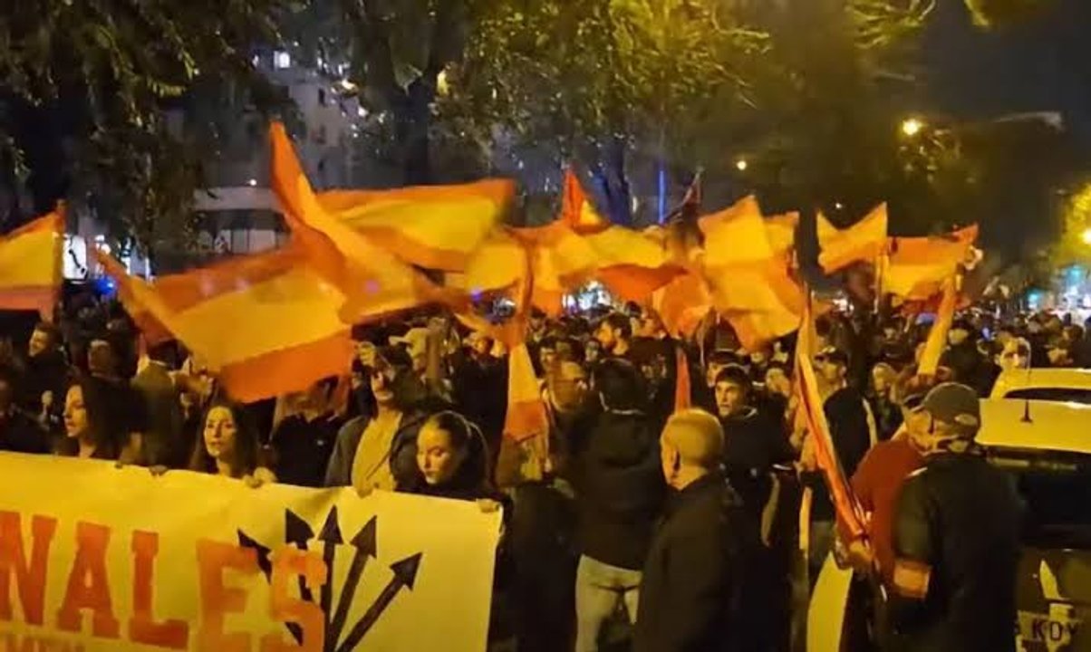 Protesta por el choque de trenes: exigieron la renuncia del ministro español de Transporte