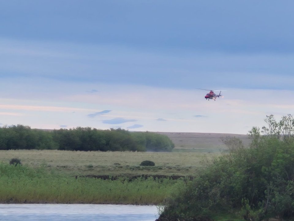 Operativo aéreo de búsqueda en Santa Cruz