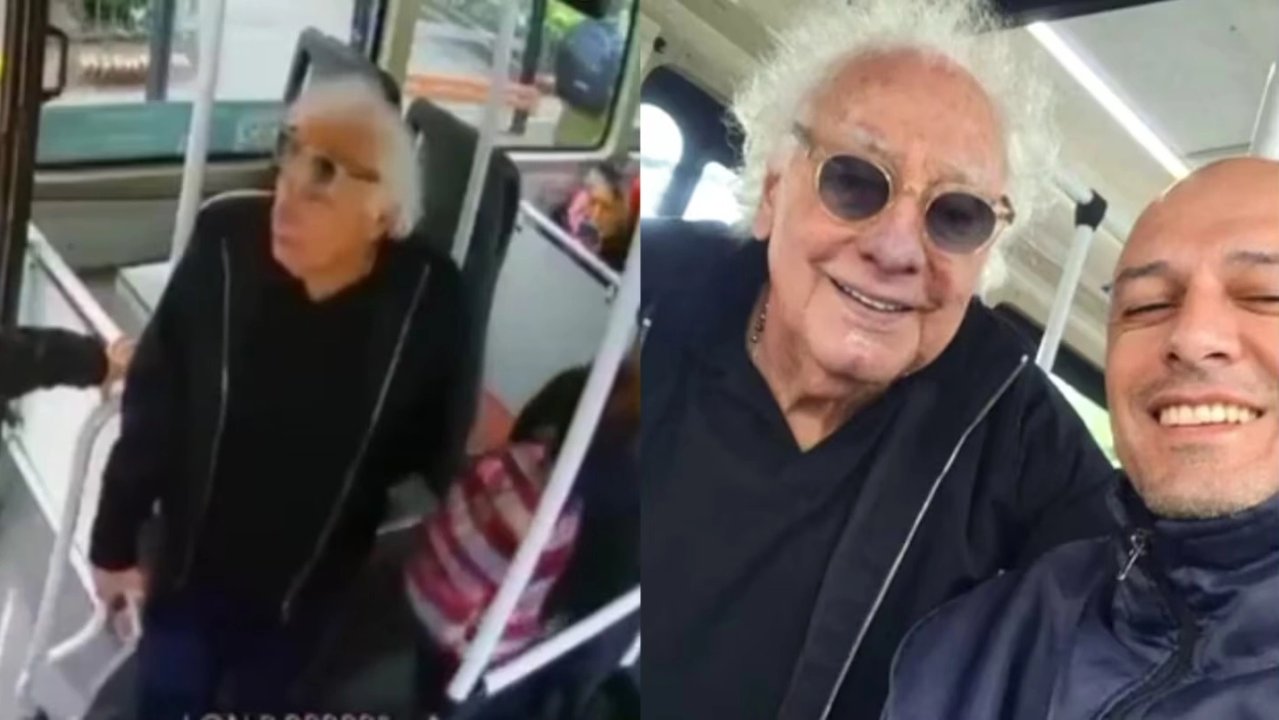 Guillermo Coppola tomó un colectivo para llegar a una entrevista y sorprendió al chofer con un regalo